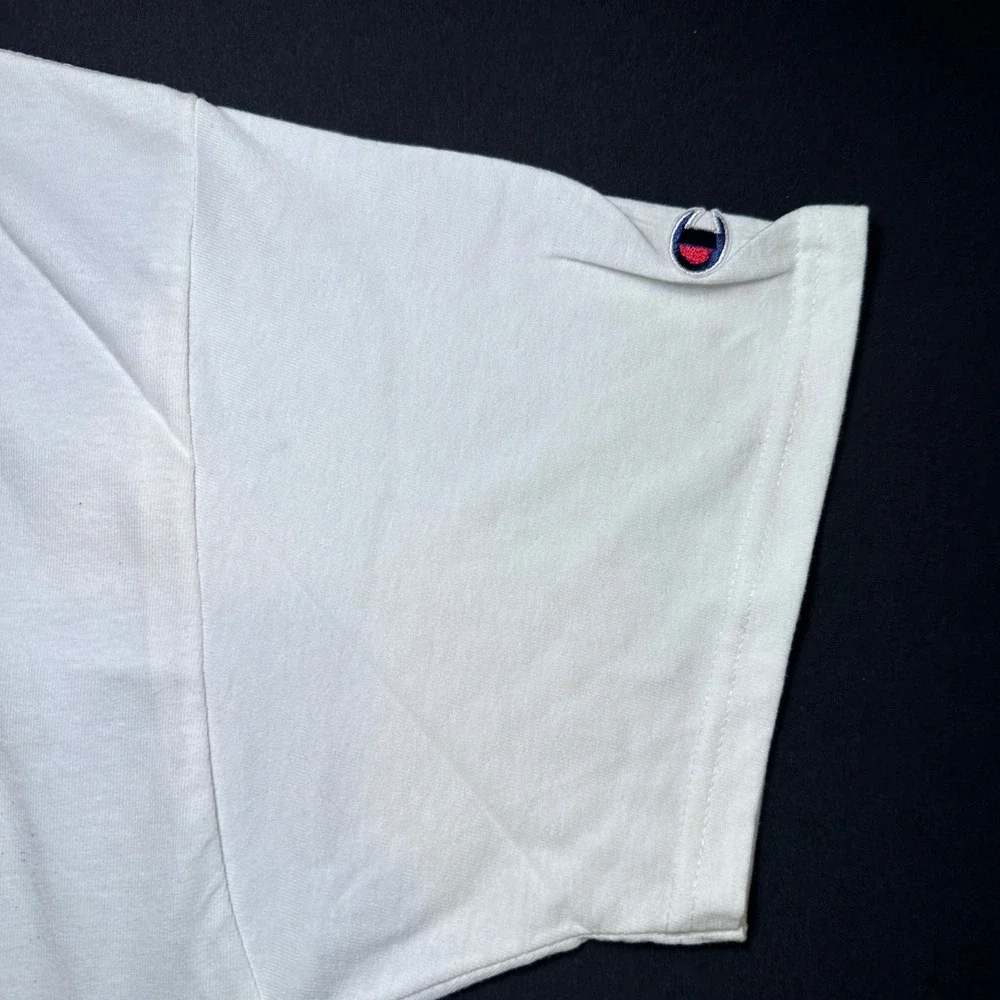 Pallette‎ Pavelow Champion T-Shirt Mens L Lightning Bolt White Essentials 18-19 - Picture 5 of 13